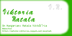 viktoria matala business card